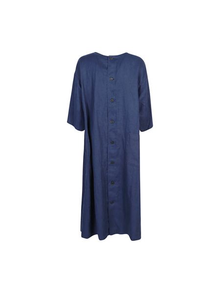 Vestido midi de lino Sarahwear azul