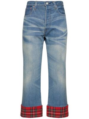 Vlněné džíny relaxed fit Junya Watanabe modré