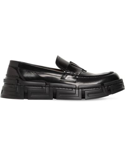 Loafers Versace, сzarny