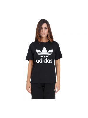 Top mit print Adidas Originals schwarz