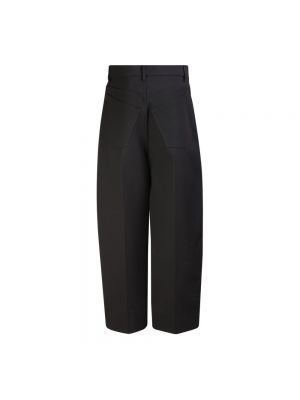 Pantalones de cintura alta oversized Balenciaga negro