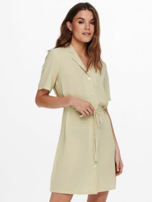Robe chemise Only beige