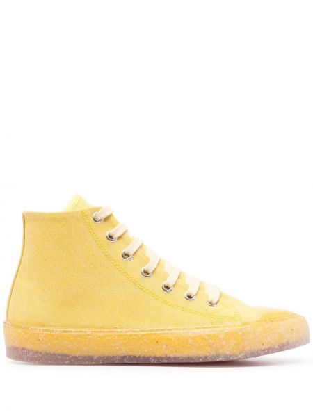 Szív mintás sneakers Love Moschino sárga