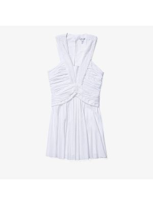 Плиссированное платье мини Derek Lam 10 Crosby белое