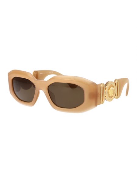 Okulary przeciwsłoneczne Versace brązowe