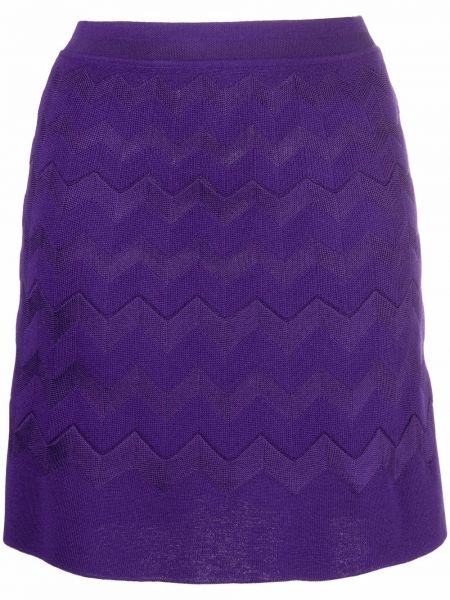 Mini falda Missoni violeta