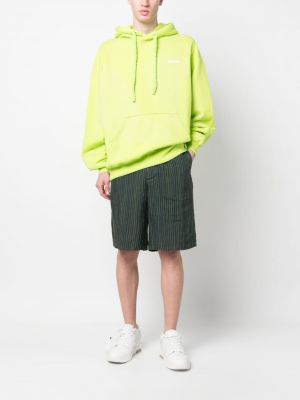 Kapučdžemperis ar apdruku Bonsai zaļš