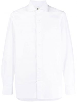 Памучна риза Borrelli бяло