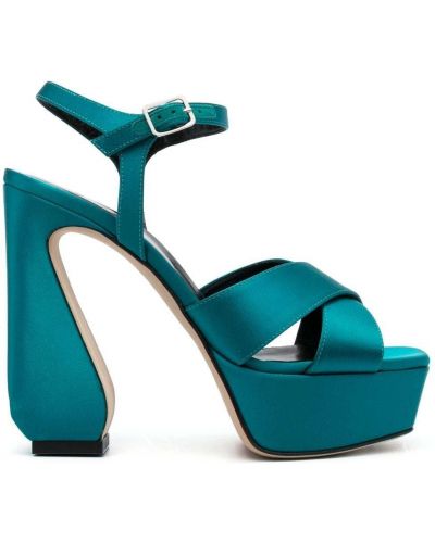 Sandále s prackou Si Rossi modrá