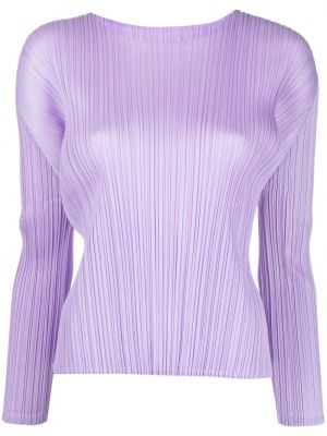 Plisserade blus Pleats Please Issey Miyake lila