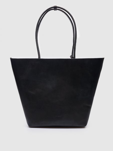 Шкіряна сумка Marsell чорна