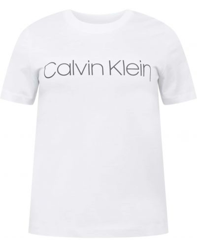 Priliehavé tričko Calvin Klein Curve biela