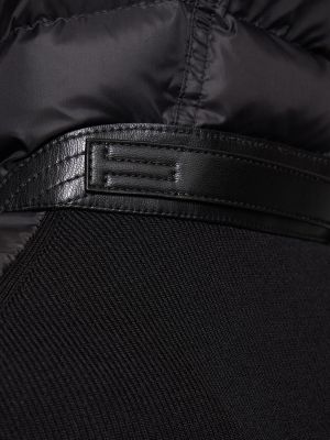 Vlnená páperová bunda na zips Tom Ford sivá