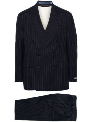 Pruhovaná lněná kravata s paisley potiskem Polo Ralph Lauren