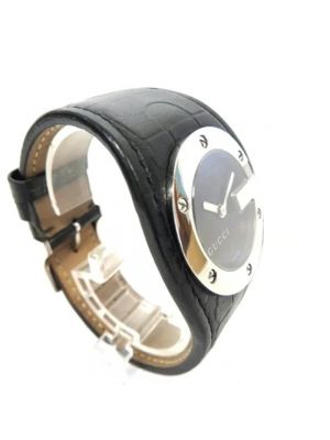 Relojes de cuero Gucci Vintage negro