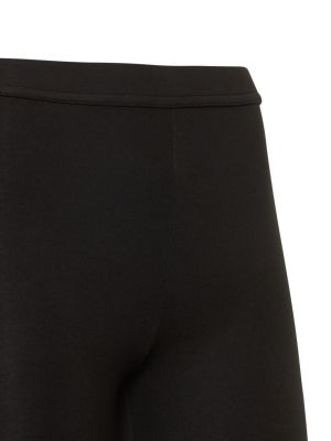 Pantaloni scurți pentru ciclism din bumbac Dsquared2 negru
