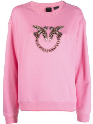 Krystaller sweatshirt Pinko rosa