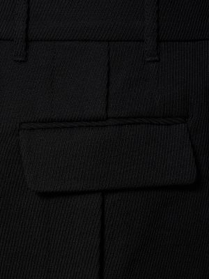 Vlnené nohavice Andersson Bell čierna