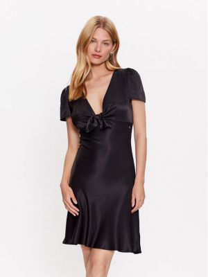 Коктейлна рокля Guess черно