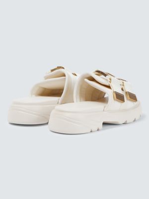 Sandále Bottega Veneta biela