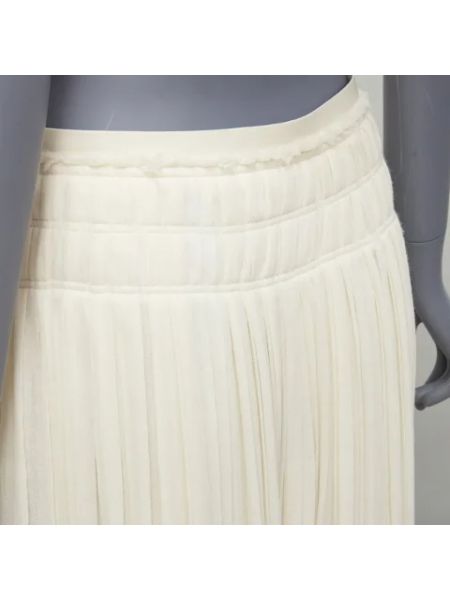 Falda de lana Chloé Pre-owned blanco