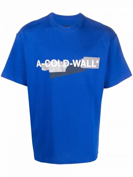 T-shirt A-cold-wall* blu