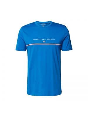 T-shirt z printem Christian Berg Men, niebieski