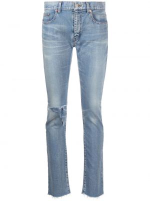 Obnosené skinny fit džínsy s nízkym pásom Balenciaga Pre-owned