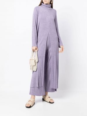 Robe en tricot Bambah violet