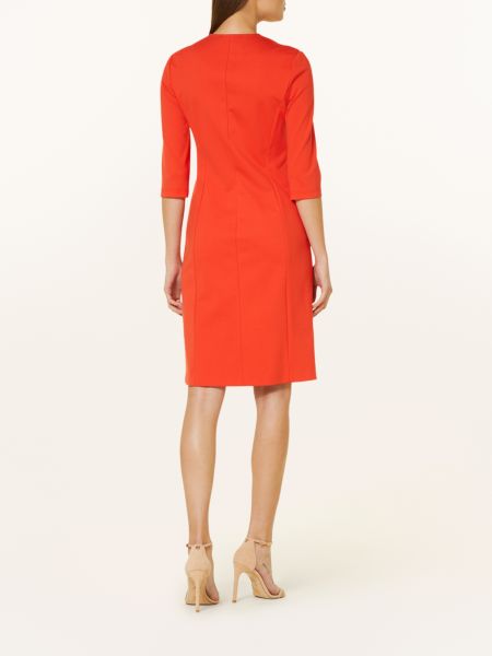 Pouzdrové šaty Marc Aurel oranžové