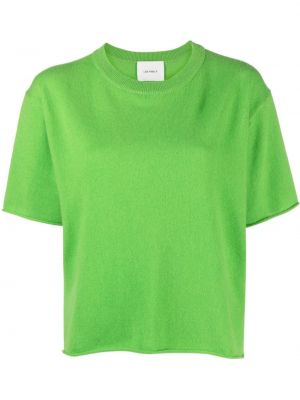 Dzianinowa koszulka z kaszmiru Lisa Yang zielona