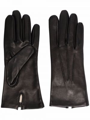 Mănuși din piele Mackintosh negru