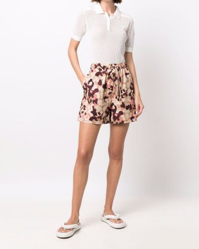 Shorts mit print mit camouflage-print Moncler braun