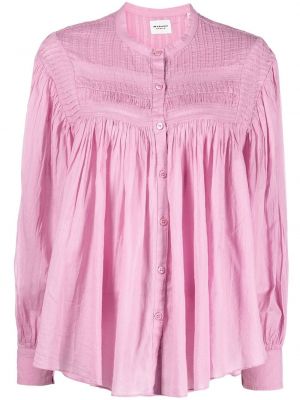 Plisserade blus Marant Etoile rosa