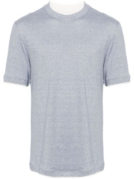 T-shirt di cotone in jersey Brunello Cucinelli