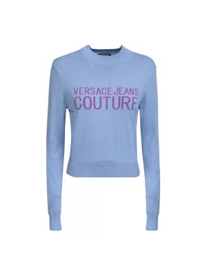 Sweter Versace Jeans Couture - Niebieski