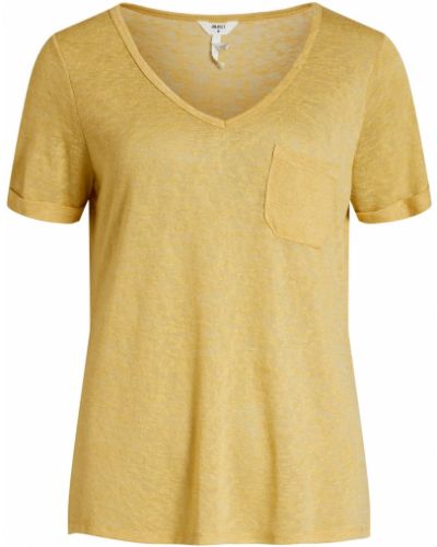 Меланж тениска .object жълто