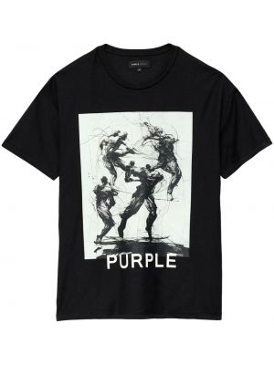 Medvilninis marškinėliai Purple Brand
