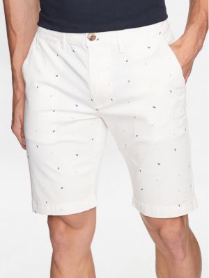 Дънкови шорти с принт Pepe Jeans бяло