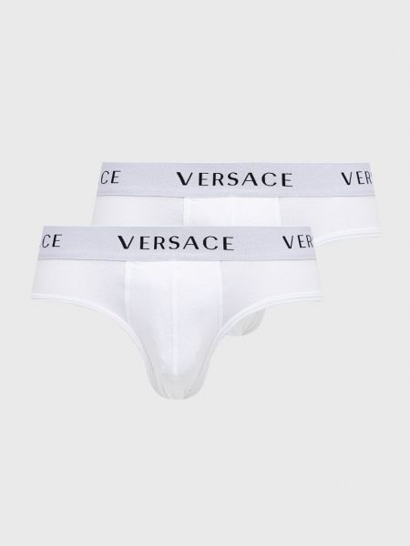 Slipy Versace białe