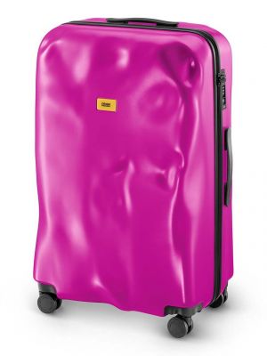 Розовый чемодан Crash Baggage