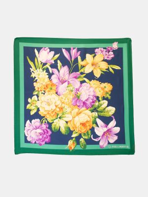 Pañuelo de seda de flores Fio De Martié