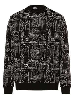 Bluza bawełniana Karl Lagerfeld czarna