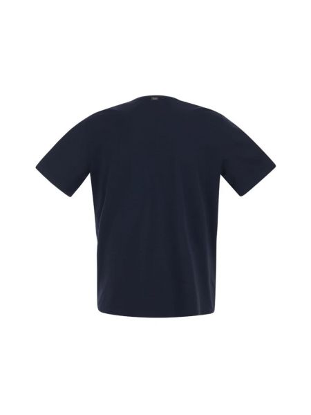 T-shirt mit rundem ausschnitt Herno blau