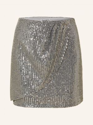 Mini spódniczka Colourful Rebel srebrna