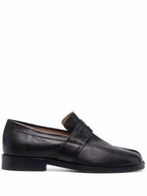 Leder loafers Maison Margiela schwarz