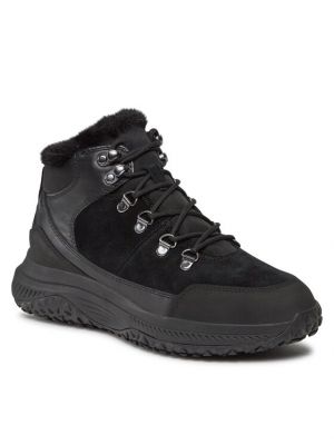 Členkové topánky Geox čierna