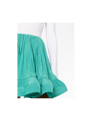 Mini falda Lanvin verde