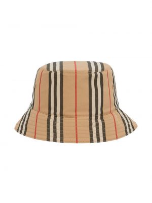 Dryžuotas kepurė Burberry smėlinė