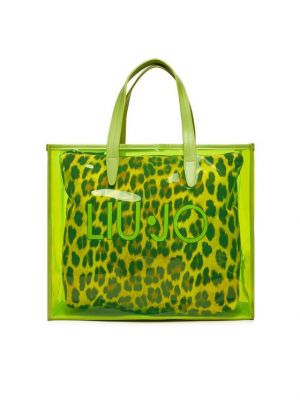 Pikčasta nakupovalna torba Liu Jo zelena